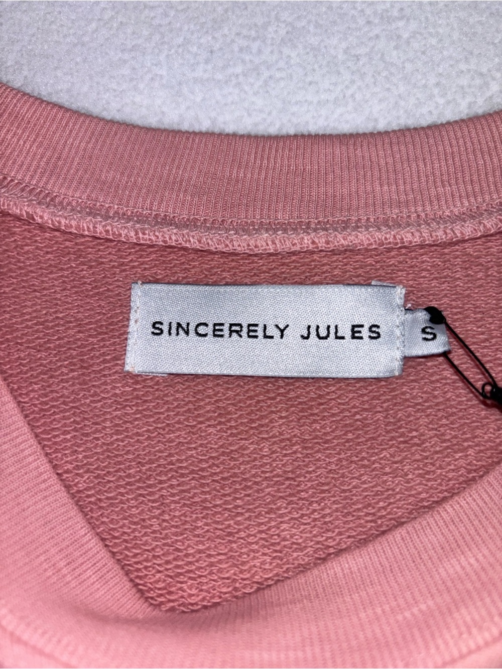 Sincerely Jules NWT Women’s Small Rose Above The Knee Sweatshirt Dress - Picture 6 of 16